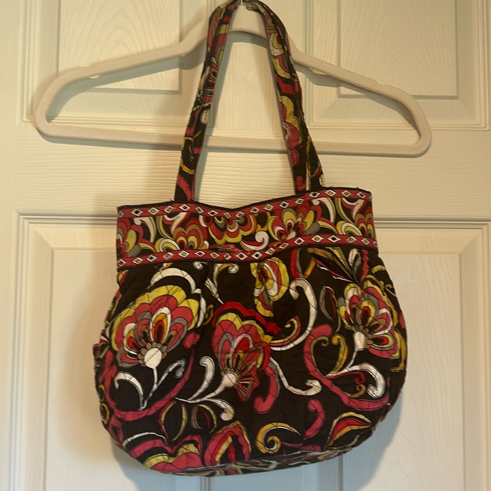 Vera Bradley in Puccini pattern Multicolor Floral Shoulder Bag